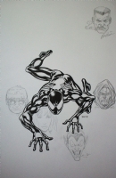 Spiderman in Black, issue 100 reinterpretation, 1 Comic Art